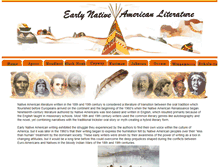 Tablet Screenshot of nativeamericanwriters.com